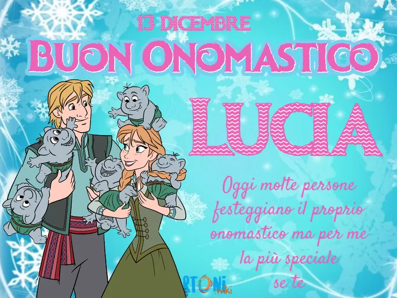 Auguri Lucia per il tuo onomastico